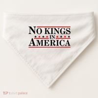 No Kings In America USA-Made Doggie Bandana thumb 0
