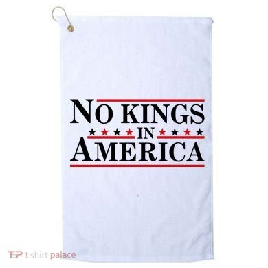 No Kings In America Golf Towel
