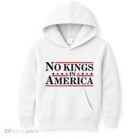 No Kings In America Kids Hoodie thumb 0