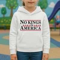 No Kings In America Kids Hoodie thumb 3