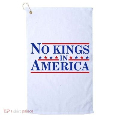 No Kings In America Golf Towel