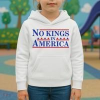 No Kings In America Kids Hoodie thumb 3