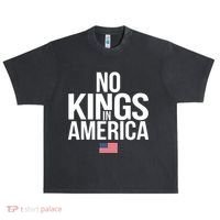 No Kings In America Urban Oversized Heavyweight T-Shirt thumb 0