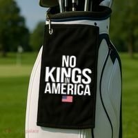 No Kings In America Golf Towel thumb 2