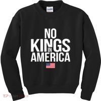 No Kings In America Kids Sweatshirt thumb 0