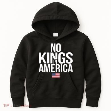 No Kings In America Kids Hoodie