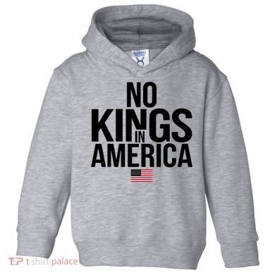 No Kings In America Toddler Hoodie