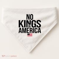 No Kings In America USA-Made Doggie Bandana thumb 0