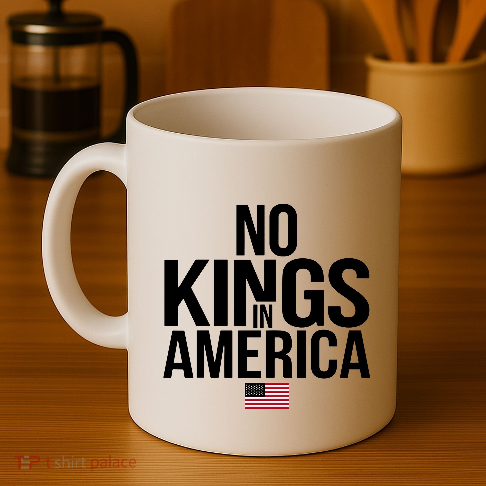 No Kings In America Coffee Mug
