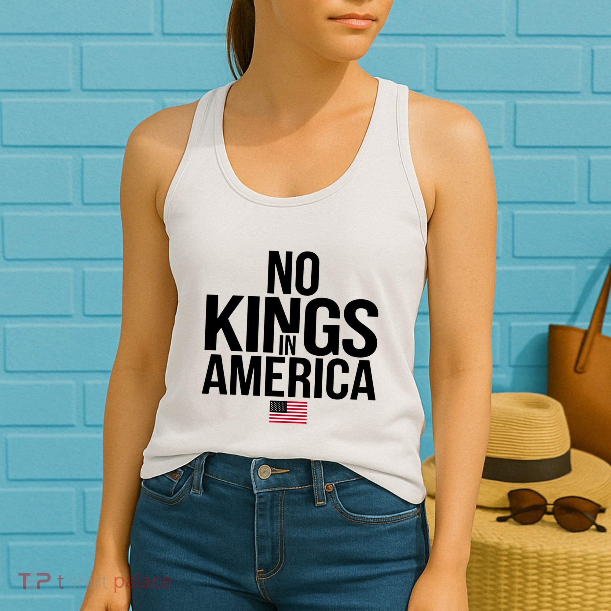 No Kings In America Women's Tank Top