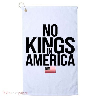 No Kings In America Golf Towel