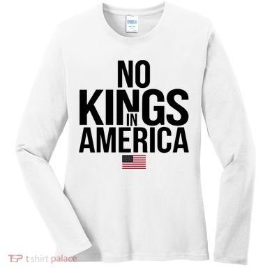 No Kings In America Women's Long Sleeve Shirt