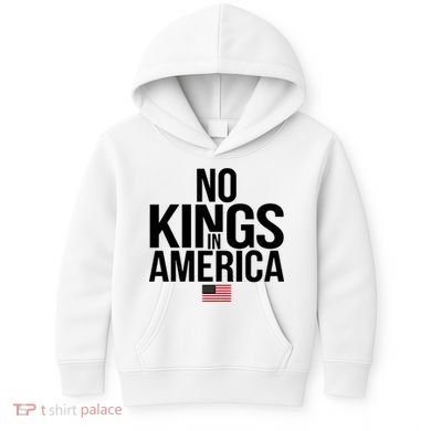 No Kings In America Kids Hoodie
