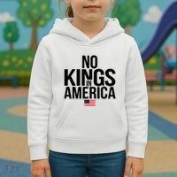 No Kings In America Kids Hoodie thumb 3