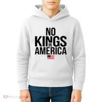 No Kings In America Kids Hoodie thumb 4