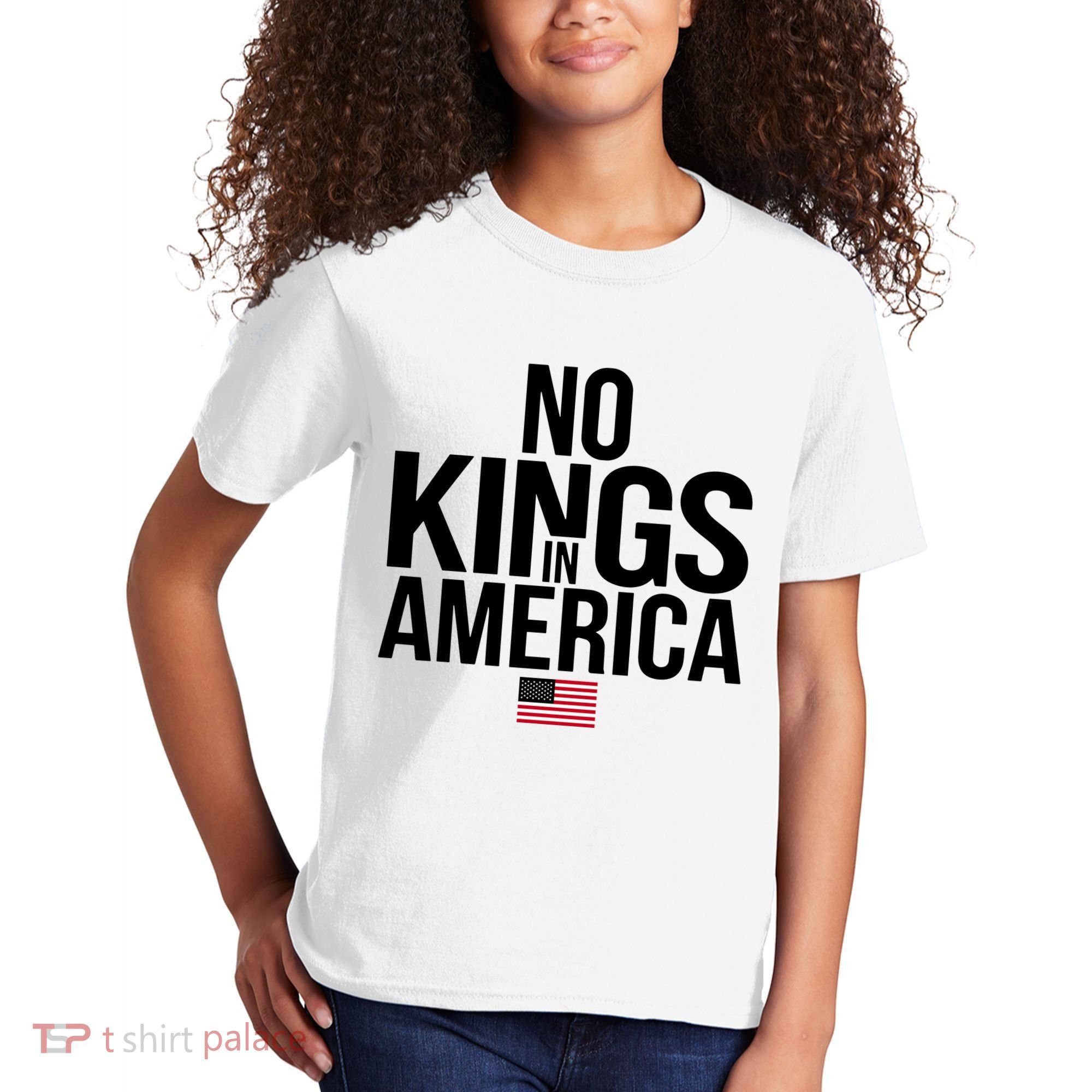 No Kings In America Kids T-Shirt