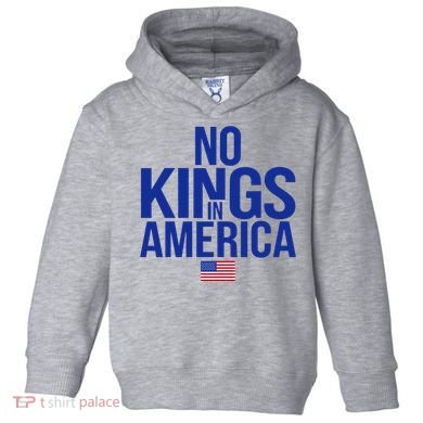 No Kings In America Toddler Hoodie
