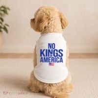 No Kings In America Doggie Tank thumb 2