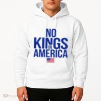 No Kings In America Hoodie thumb 2