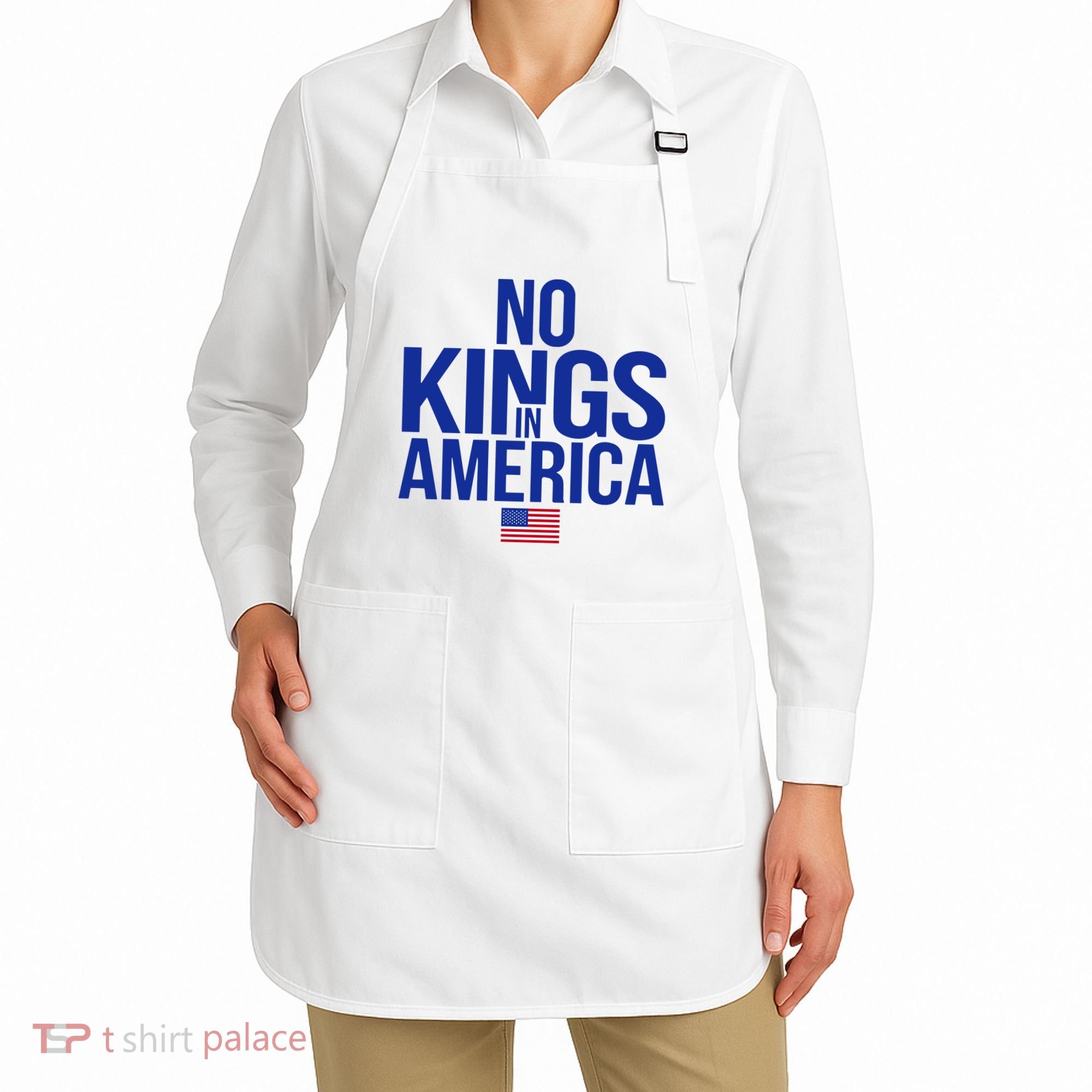 No Kings In America Apron