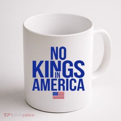 No Kings In America Coffee Mug back