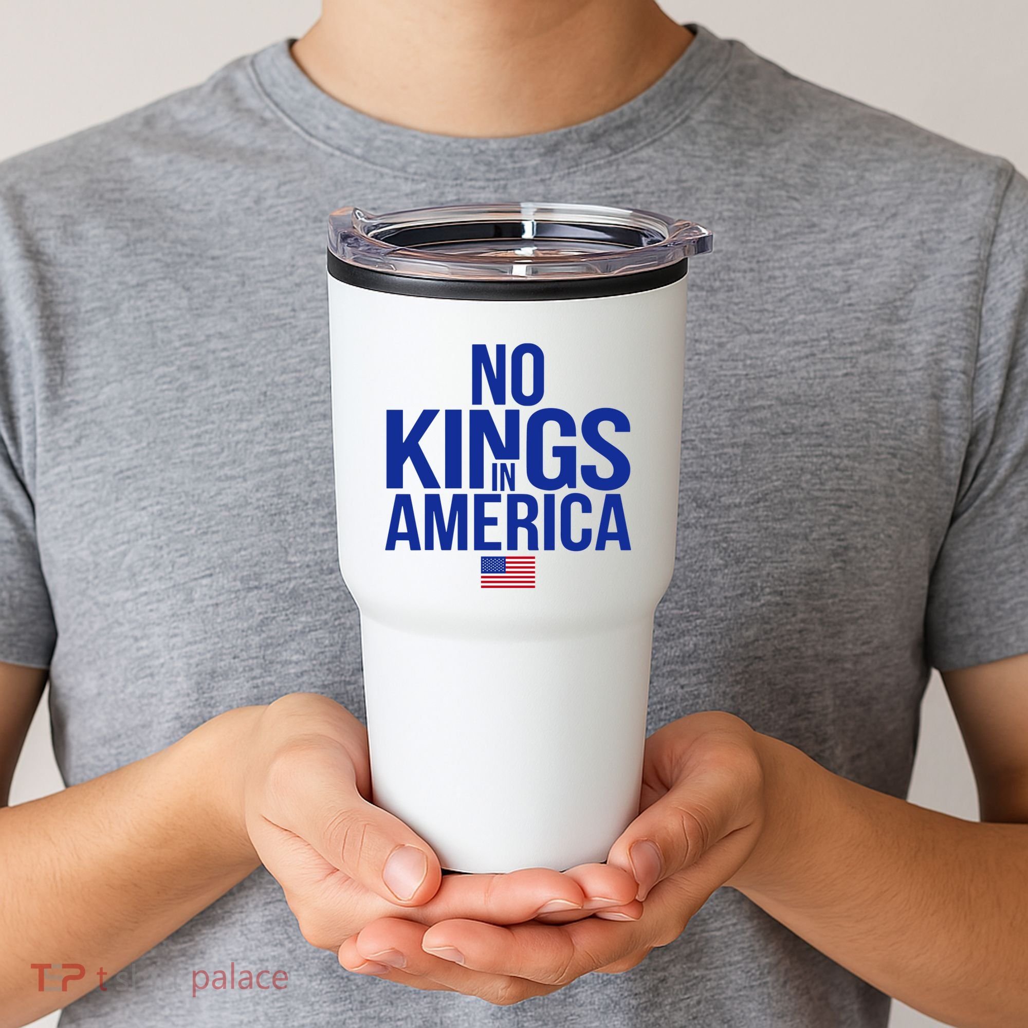 No Kings In America Tumbler