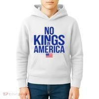 No Kings In America Kids Hoodie thumb 4