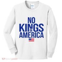 No Kings In America Kids Long Sleeve Shirt thumb 0