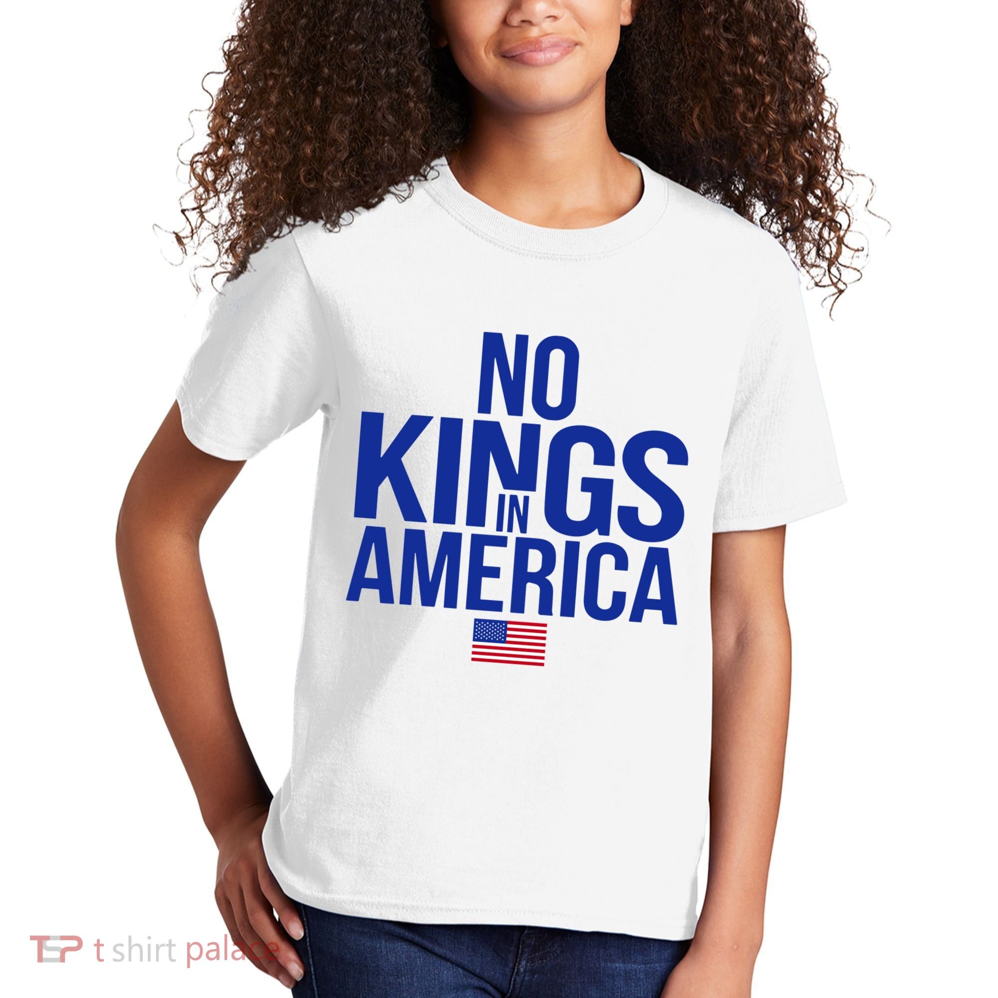 No Kings In America Kids T-Shirt