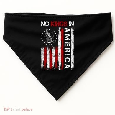 No Kings In America USA-Made Doggie Bandana