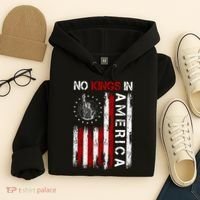 No Kings In America Hoodie thumb 4