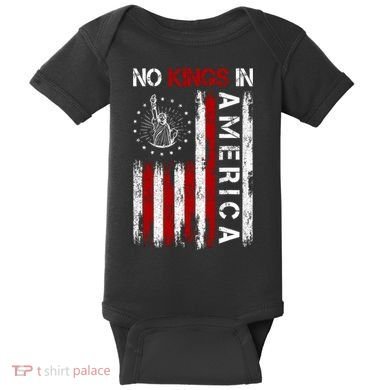 No Kings In America Baby Bodysuit