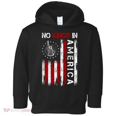 No Kings In America Toddler Hoodie