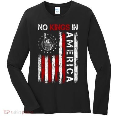 No Kings In America Women's Long Sleeve Shirt