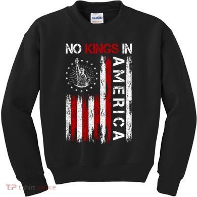 No Kings In America Kids Sweatshirt