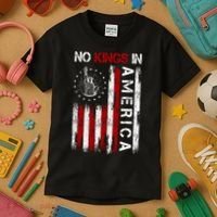 No Kings In America Kids T-Shirt thumb 3