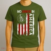 No Kings In America T-Shirt thumb 3