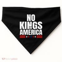No Kings In America Court Ruling Protest Save Democracy Usa USA-Made Doggie Bandana thumb 0