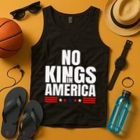 No Kings In America Court Ruling Protest Save Democracy Usa Tank Top thumb 4