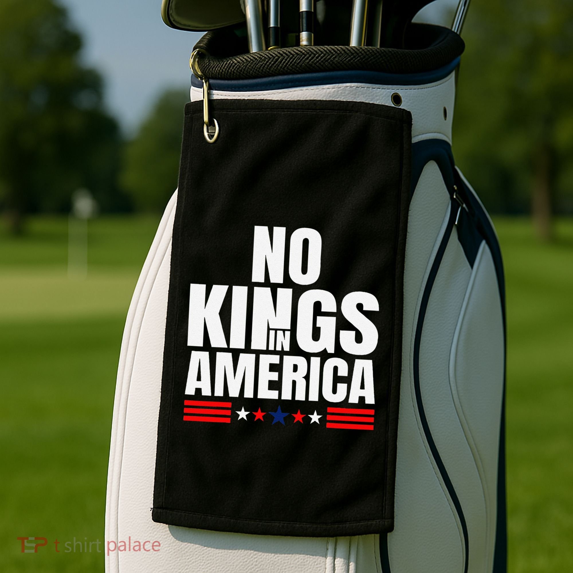 No Kings In America Court Ruling Protest Save Democracy Usa Golf Towel