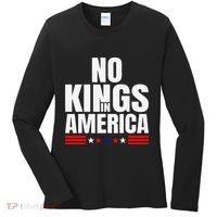 No Kings In America Court Ruling Protest Save Democracy Usa Women's Long Sleeve Shirt thumb 0