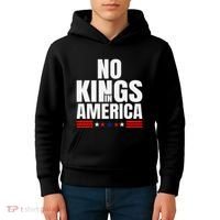 No Kings In America Court Ruling Protest Save Democracy Usa Kids Hoodie thumb 4