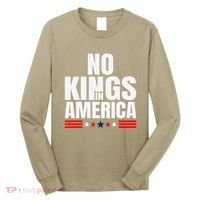 No Kings In America Court Ruling Protest Save Democracy Usa Long Sleeve Shirt thumb 0