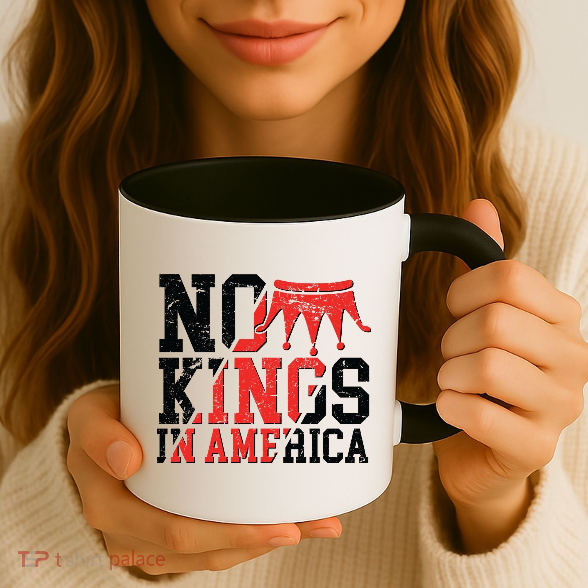 No Kings In America Coffee Mug