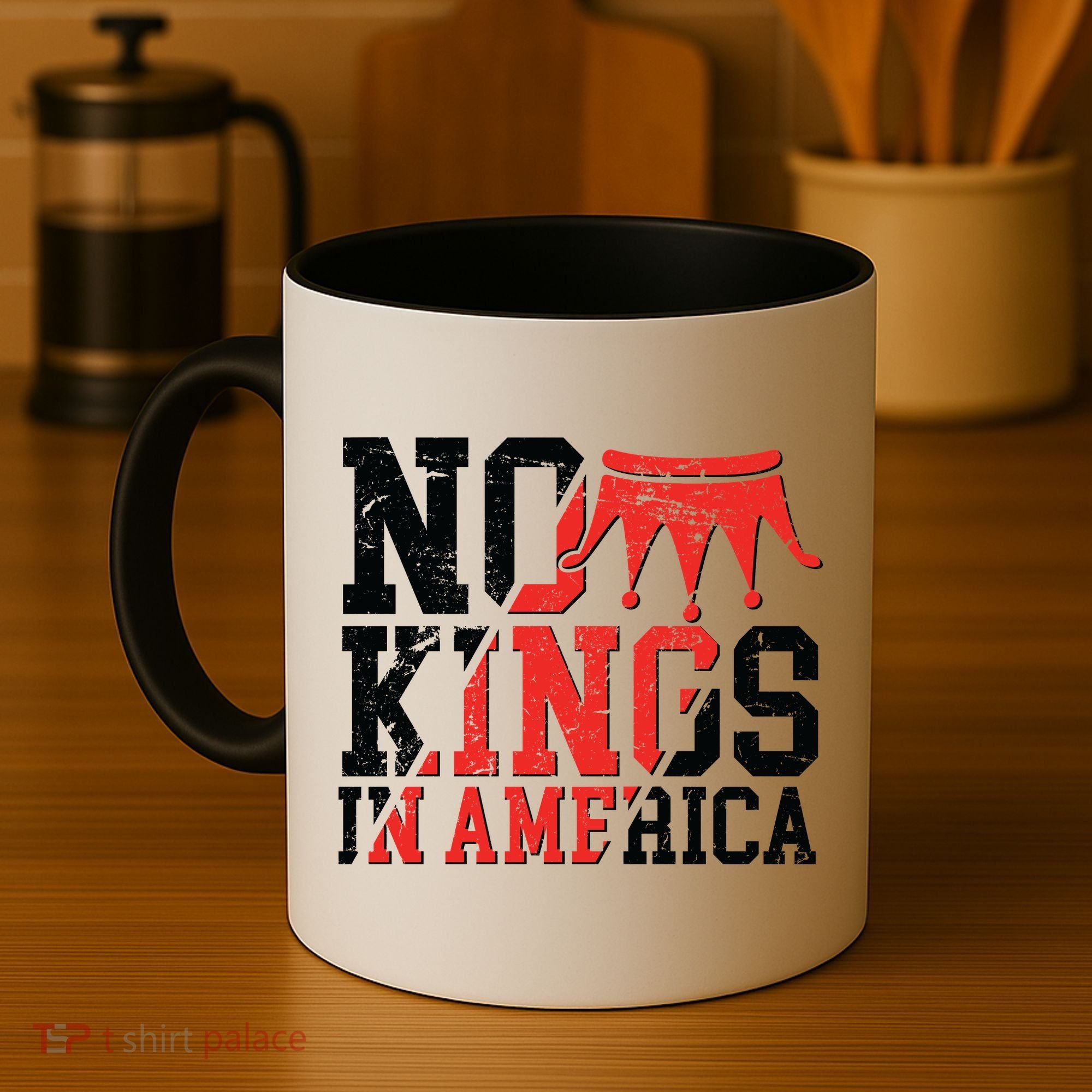 No Kings In America Coffee Mug