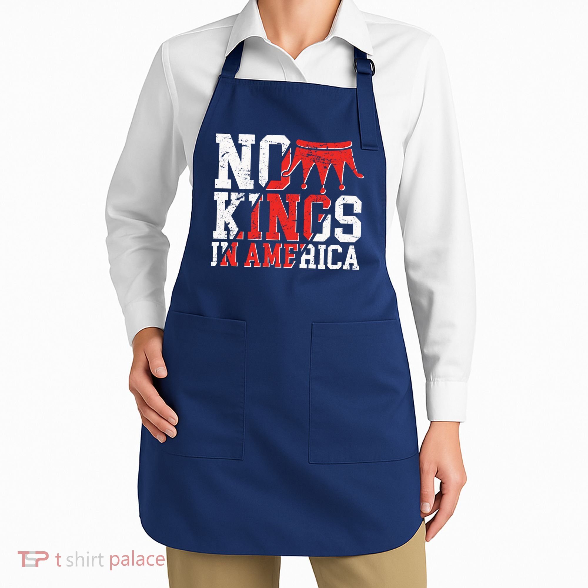 No Kings In America Apron