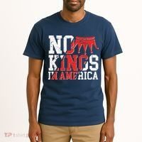No Kings In America Tall T-Shirt thumb 2