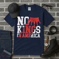 No Kings In America Tall T-Shirt thumb 3