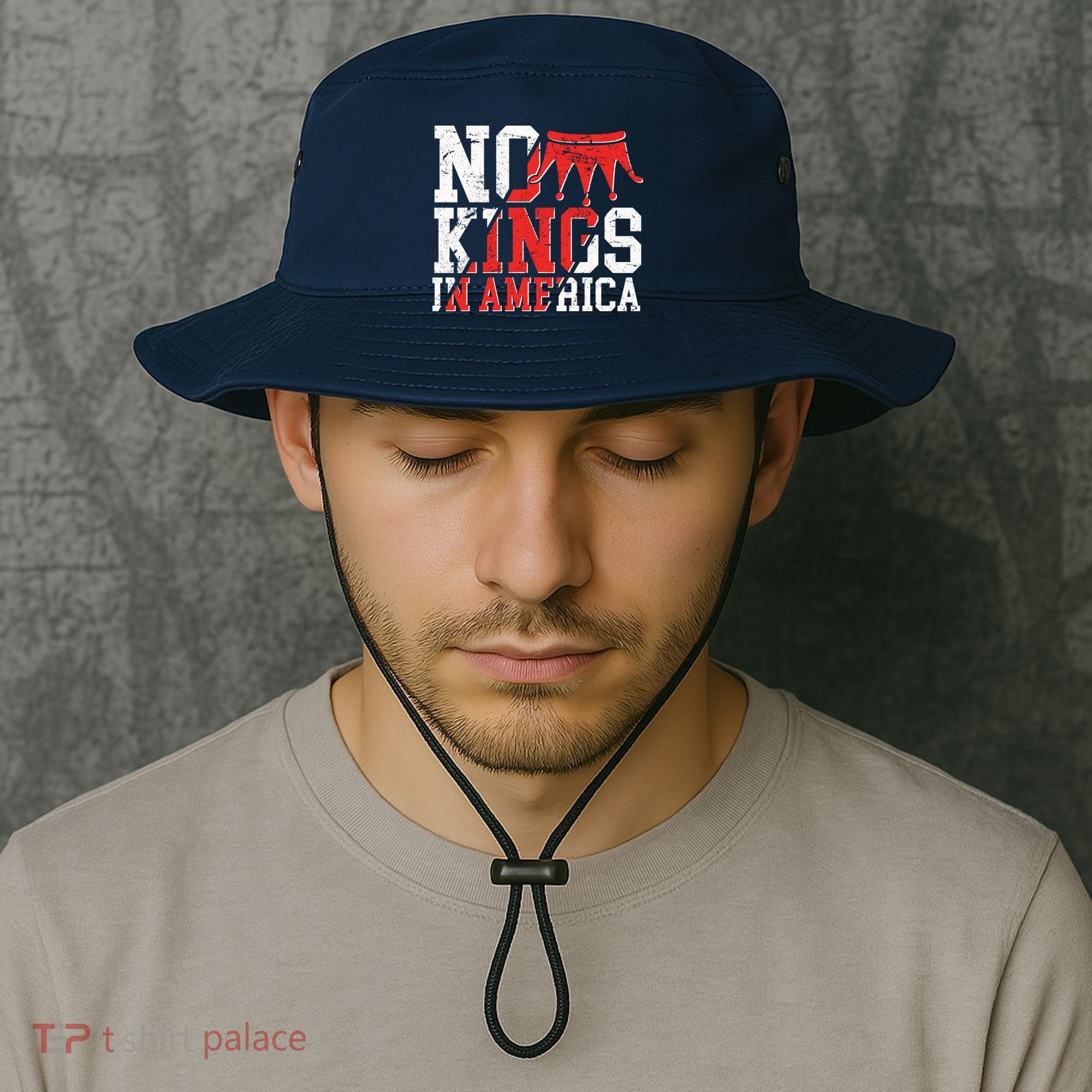 No Kings In America Bucket Hat