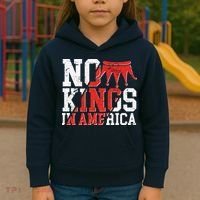 No Kings In America Kids Hoodie thumb 3